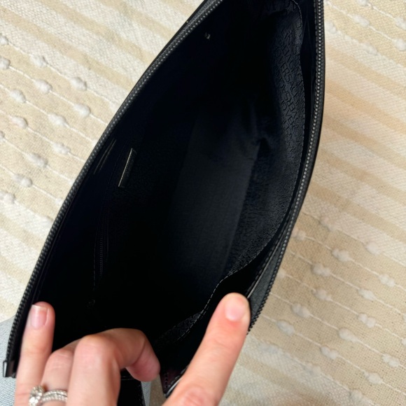 Gianni Versace vintage black patent leather tote shoulder bag silver hardware - Picture 6 of 16